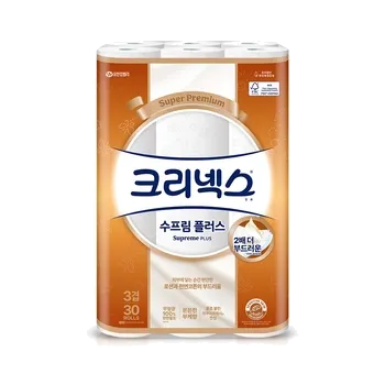 크리넥스 수프림 플러스 화장지 40m x 30롤