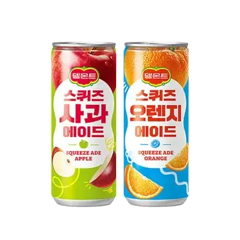 델몬트 스퀴즈 사과/오렌지 에이드 240ml x 30 x 2팩