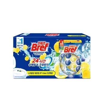 브레프 파워 액티브 변기 세정볼 50g x 12입