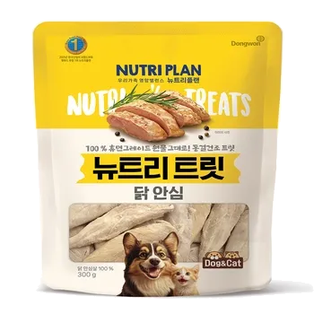 뉴트리플랜 동결건조 트릿 닭안심 300g