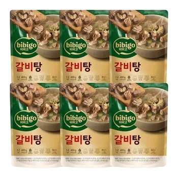 CJ 비비고 갈비탕 400g x 6
