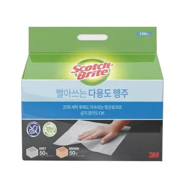 스카치브라이트 다용도 행주 청소포 100매 / 최소구매 2